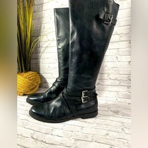 Cole Haan Black Nike air Knee High boots Sz. 8.5B‎
